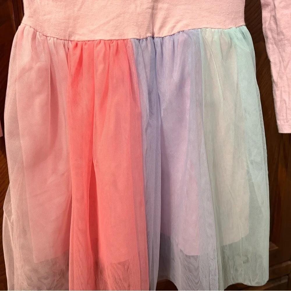 Birthday Girl Rainbow Tutu Dress